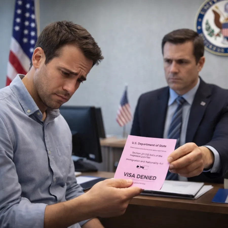 Imagem Entrevista de visto negado